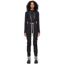 Rick Owens Black Cotton Gary Flightsuit - Rick Owens Vol de gigrants en coton noir - Rick Owens Black Cotton Gary Photos.