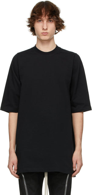 Rick Owens Black Crewneck T-Shirt - T-shirt Crewneck noir Rick Owens - 릭 오웬스 블랙 크루넥트 티셔츠