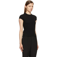 Rick Owens Black Cropped Level T-Shirt