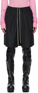 Rick Owens Black Faun Shorts - Rick Owens Black Faun Shorts - 릭 오웬스 블랙 FAUN 반바지