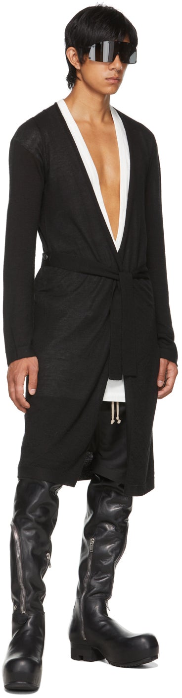 Rick Owens Black Forever Rick's Pods Shorts
