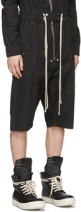 Rick Owens Black Gary Short Flightsuit