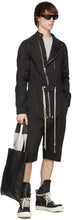 Rick Owens Black Gary Short Flightsuit