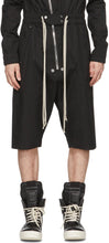 Rick Owens Black Gary Short Flightsuit - Rick Owens Black Gary BreftShotuit - Rick Owens Black Gary Short Prive.