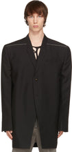 Rick Owens Black Jumbo Tatlin Blazer - Rick Owens Black Jumbo Tatlin Blazer - 릭 오웬스 블랙 점보 Tatlin Blazer.