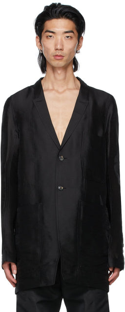Rick Owens Black Lido Blazer - Rick Owens Black Lido Blazer - 릭 오웬스 블랙 리도 블레이저