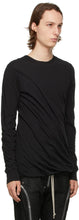 Rick Owens Black Long Sleeve Double T-Shirt