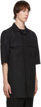 Rick Owens Black Magnum Short Sleeve Shirt