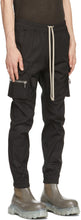 Rick Owens Black Mastodon Cargo Pants