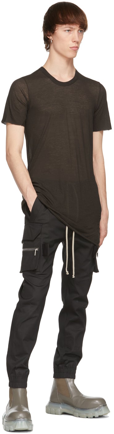 Rick Owens Black Mastodon Cargo Pants