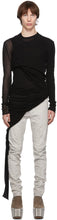 Rick Owens Black Membrane Subhuman Sweater - Rick Owens Sweater Subhuman à membrane noire - Rick Owens 검은 멤브레인 Subhuman 스웨터