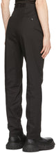Rick Owens Black Mohair Slim Asaire Trousers