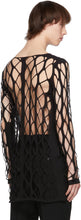 Rick Owens Black Net Sweater