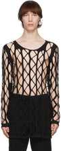 Rick Owens Black Net Sweater - Rick Owens Black Net Pull - 릭 오웬스 블랙 그물 스웨터