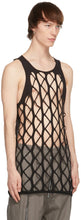 Rick Owens Black Net Tank Top