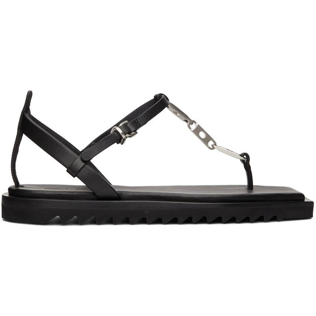 Rick Owens Black New Chain Sandals - Rick Owens NOIR NOUVELLES SANDALES SANCHES - 릭 오웬스 블랙 뉴 체인 샌들
