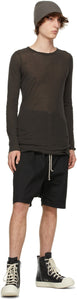 Rick Owens Black Pods Shorts