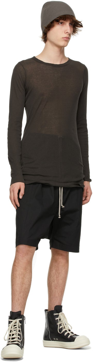 Rick Owens Black Pods Shorts