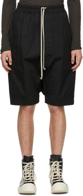 Rick Owens Black Pods Shorts - Short de bosses noires Rick Owens - 릭 오웬 즈 블랙 포드 반바지