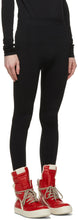 Rick Owens Black Rib Leggings