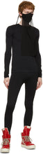 Rick Owens Black Rib Leggings