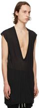 Rick Owens Black Semi-Sheer Dylan T-Shirt