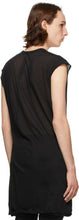 Rick Owens Black Semi-Sheer Dylan T-Shirt