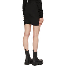 Rick Owens Black Silk Crepe Buds Shorts