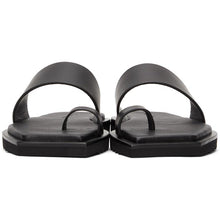 Rick Owens Black Small Bevel Sandals