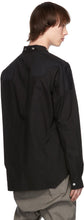 Rick Owens Black Snap Button Shirt