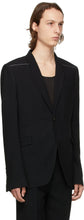 Rick Owens Black Soft Blazer