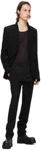Rick Owens Black Soft Blazer