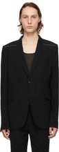 Rick Owens Black Soft Blazer - Rick Owens Black Soft Blazer - 릭 오웬스 블랙 소프트 블레이저