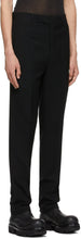 Rick Owens Black Wool Astaires Trousers