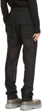 Rick Owens Black Wool Astaires Trousers