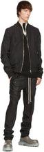 Rick Owens Black Wool Astaires Trousers