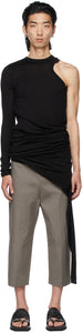 Rick Owens Black Wool Banana Top - Top de la banane de laine noire de rick owens - 릭 오웬스 블랙 울 바나나 탑입니다