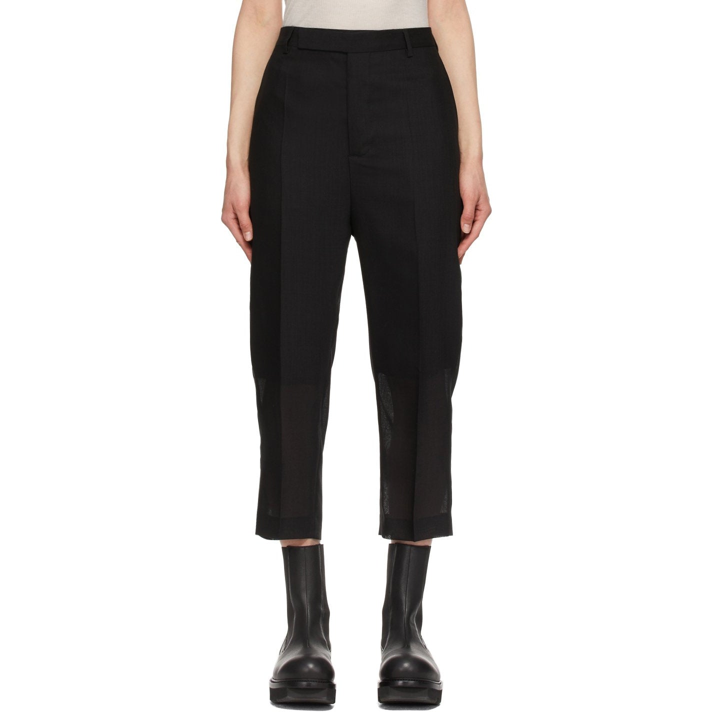 Rick Owens 18fw astaire cropped pants-