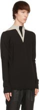 Rick Owens Black Wool Round Neck Sweater