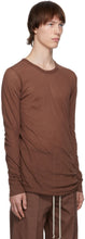 Rick Owens Brown Basic Long Sleeve T-Shirt