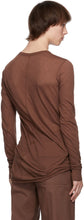 Rick Owens Brown Basic Long Sleeve T-Shirt