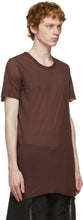 Rick Owens Brown Basic T-Shirt