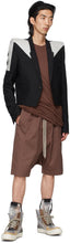 Rick Owens Burgundy Forever Rick's Pods Shorts