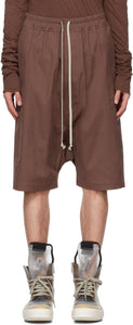 Rick Owens Burgundy Forever Rick's Pods Shorts - Rick Owens Bourgogne pour toujours Rick's Pods Shorts - Rick Owens Burgundy 영원히 릭의 포드 반바지