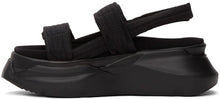 Rick Owens Drkshdw Black Abstract Sandals