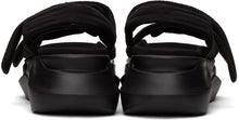 Rick Owens Drkshdw Black Abstract Sandals