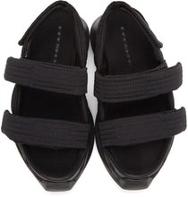Rick Owens Drkshdw Black Abstract Sandals