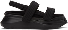Rick Owens Drkshdw Black Abstract Sandals - Sandales abstraites noires de Rick Owens Drkshdw - Rick Owens Drkshdw 블랙 추상 샌들