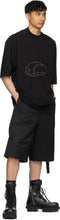 Rick Owens Drkshdw Black Ams Shorts