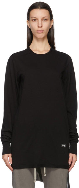 Rick Owens Drkshdw Black Level Long Sleeve T-Shirt - T-shirt à manches longues de niveau noir Rick Owens Drkshdw - Rick Owens Drkshdw 블랙 레벨 긴 소매 티셔츠